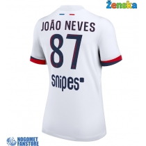 Paris Saint-Germain Joao Neves #87 Gostujuci Dres za Ženska 2025-26 Kratak Rukav